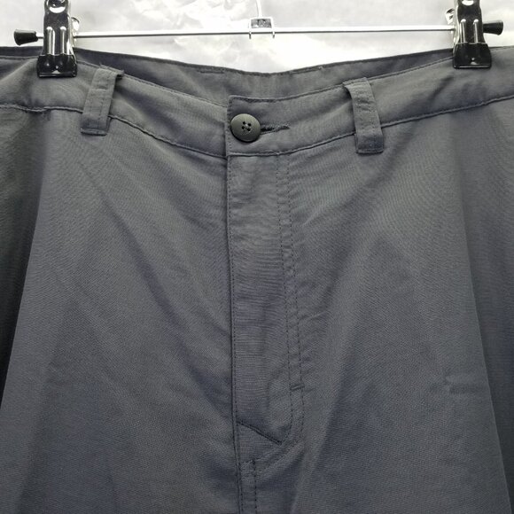 REI Adventures Pants Men's 36x32 Gray Cargo UPF 50+ Nylon Travel Hiking Outdoor - Picture 3 of 16